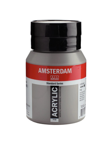 ACRYLIC NEUTRAL GREY ( 710 ) - 500ml - AMSTERDAM