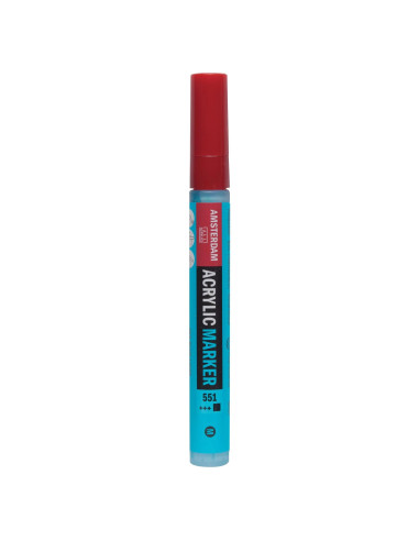 ACRYLIC MARKER - SKY BLUE LIGHT (551) - 4mm - AMSTERDAM