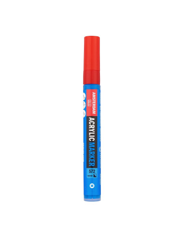 ACRYLIC MARKERS - PRIMARY CYAN (572) - 4mm - AMSTERDAM