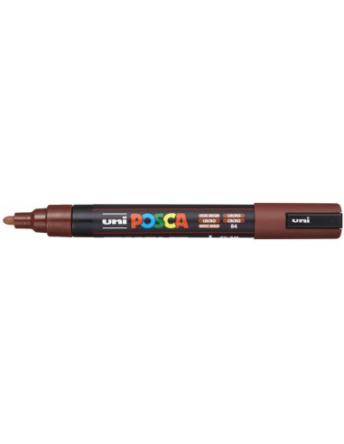 POSCA MARKER - CACAO BROWN - 5M (1.8 - 2.5mm) - UNI - BALL