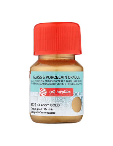 COLOR FOR GLASS & PORCELAIN - CLASSY GOLD - 30ml - TALENS