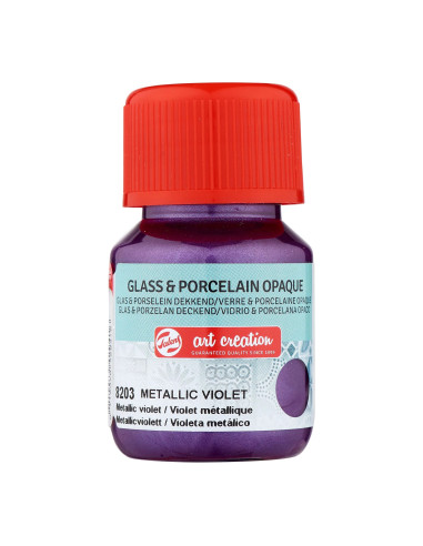 COLOR FOR GLASS & PORCELAIN - METAL VIOLET - 30ml - TALENS