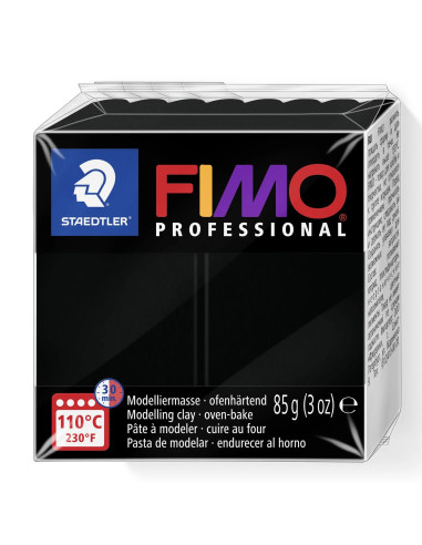 FIMO PROFESSIONAL - BLACK - 85gr - STAEDTLER