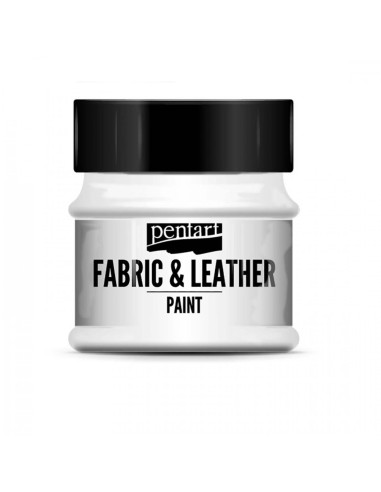 COLOR FOR FABRIC & LEATHER - WHITE - 50ml - PENTART