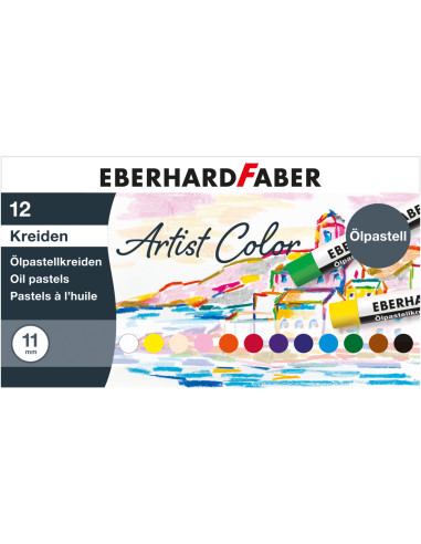 OIL PASTEL SET - 12pcs - EBERHARD FABER