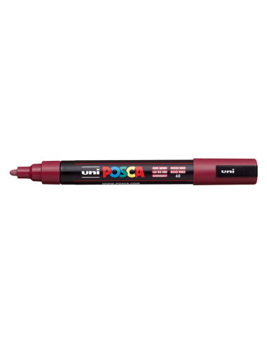 POSCA MARKER - RED WINE - 5M (1.8 - 2.5mm) - UNI - BALL