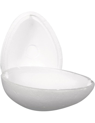 STYROFOAM EGG 2 PARTS - 21cm - RAYHER