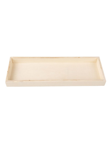 WOODEN TRAY - 29.5x10.3x2.3cm - RAYHER