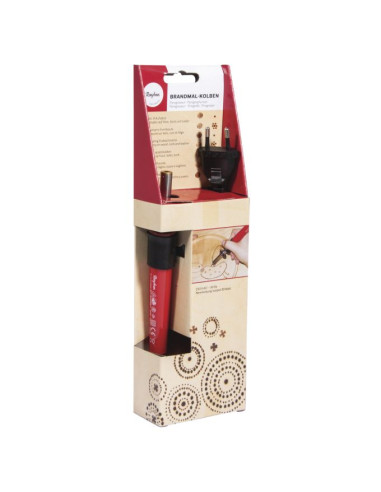 PYROGRAPH SET WITH 9 TIPS - 230V - RAYHER