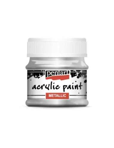 ACRYLIC METALLIC - SILVER - 50ml - PENTART