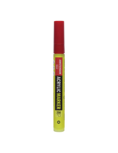 ACRYLIC MARKER - REFLEX YELLOW  (256) - 4mm - AMSTERDAM