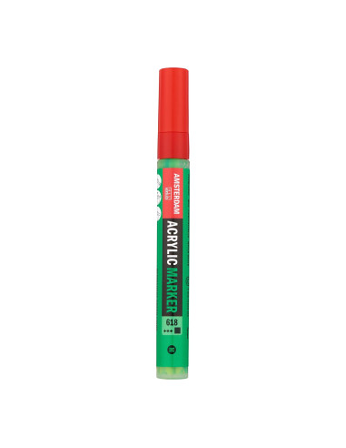 copy of ACRYLIC MARKER - PERMANENT GREEN LIGHT (618) - 4mm - AMSTERDAM