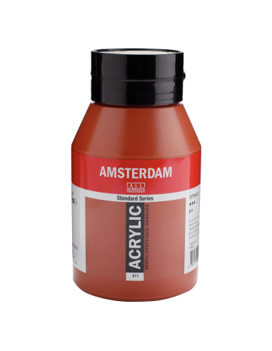 ACRYLIC - BURNT SIENNA ( 411 ) - 1000ml - AMSTERDAM