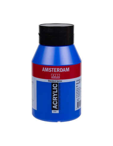 ACRYLIC - COBALT BLUE (ULTRAMARINE) ( 512 ) - 1000ml - AMSTERDAM