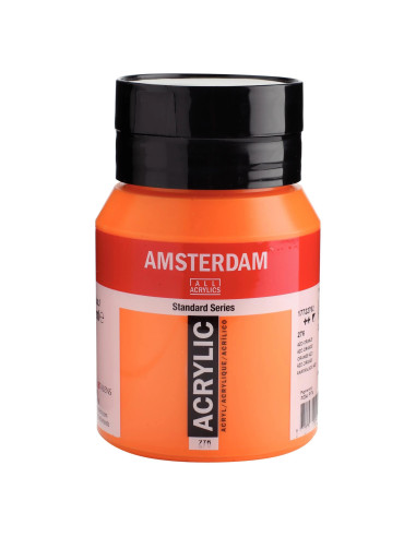 ACRYLIC - AZO ORANGE ( 276 ) - 500ml - AMSTERDAM