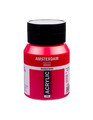 ACRYLIC - CARMINE ( 318 ) - 500ml - AMSTERDAM