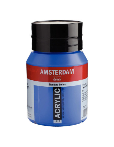 ACRYLIC - COBALT BLUE (ULTRAMARINE) ( 512 ) - 500ml - AMSTERDAM