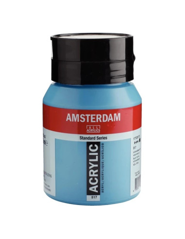 ACRYLIC - KING'S BLUE ( 517 ) - 500ml - AMSTERDAM