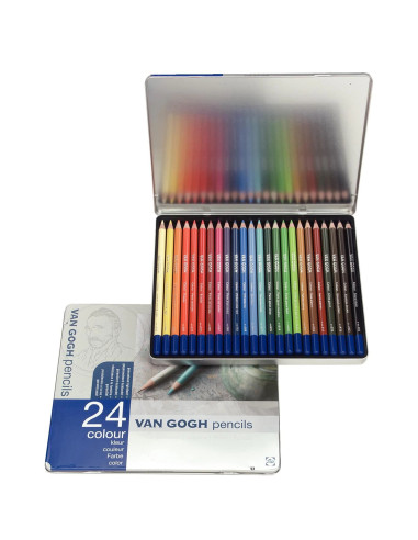 copy of COLOR PENCILS - 24 COLORS IN METAL CASE - BRUYNZEEL