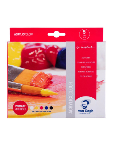 ACRYLIC SET - 5 COLOURS - 40ml - VAN GOGH