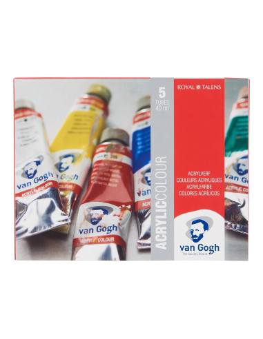 ACRYLIC SET - 5 COLOURS - 40ml - VAN GOGH