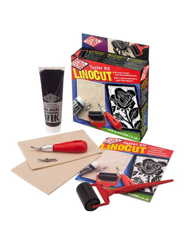 ENGRAVING SET FOR BEGINNERS - LINOCUT TASTER KIT - ESSDEE