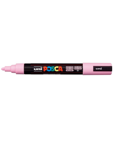 POSCA MARKER - LIGHT PINK - 5M (1.8 - 2.5mm) - UNI - BALL