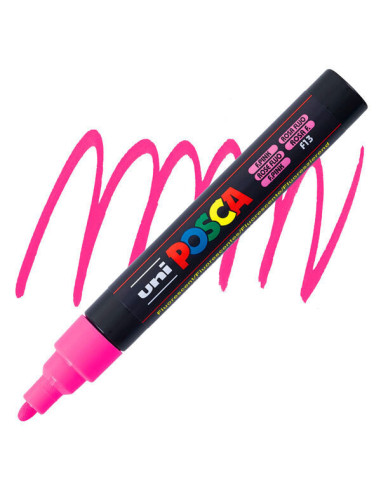 POSCA MARKER - FLUO PINK - 5M (1.8 - 2.5mm) - UNI - BALL