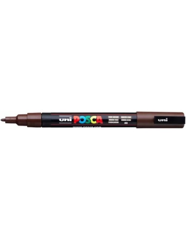 POSCA MARKER - BROWN - 3M (0.9 - 1.3mm) - UNI - BALL