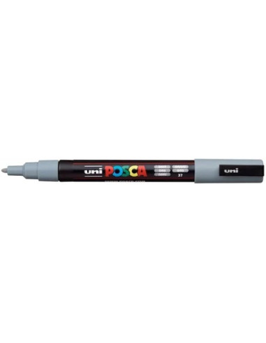 POSCA MARKER  - GREY - 3M (0.9 - 1.3mm) - UNI - BALL