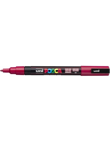 POSCA MARKER - DARK RED - 3M (0.9 - 1.3mm) - UNI - BALL