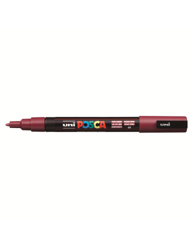 POSCA MARKER - RED WINE - 3M (0.9 - 1.3mm) - UNI - BALL