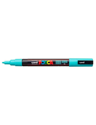 POSCA MARKER - AQUA GREEN - 3M (0.9 - 1.3mm) - UNI - BALL