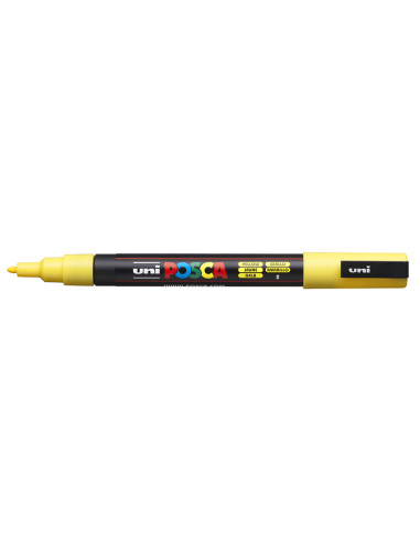 POSCA MARKER - YELLOW- 3M (0.9 - 1.3mm) - UNI - BALL