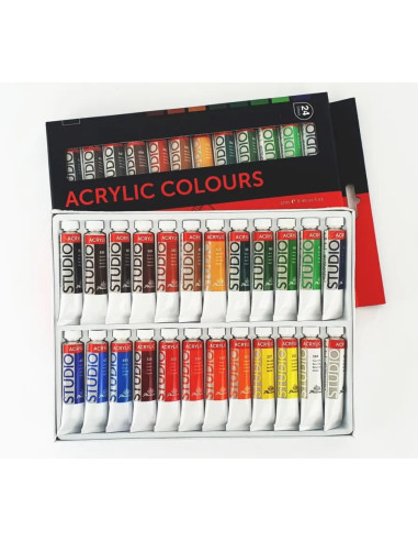 ACRYLIC SET - 24 COLORS x 12ml - PHOENIX