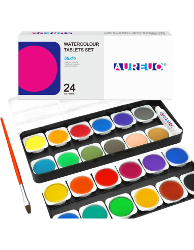 WATERCOLOR SET - 24 COLORS - PHOENIX