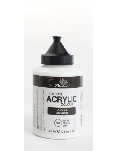 ACRYLIC - WHITE - 500ml - PHOENIX