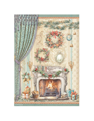 RICE PAPER - THE NUTCRACKER CHIMNEY - 21x29.7cm (Α4) - STAMPERIA