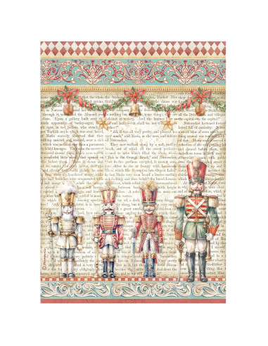 RICE PAPER - THE NUTCRACKER SOLDIERS - 21x29.7cm (Α4) - STAMPERIA