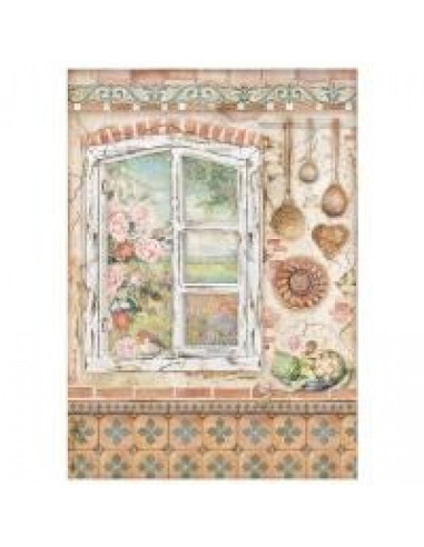 RICE PAPER - CASA GRANADA WINDOW - 21x29.7cm (Α4) - STAMPERIA