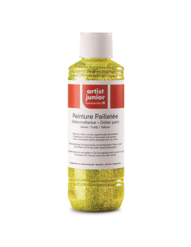 TEMPERA GLITTER - YELLOW - 250ml - GERSTAECKER