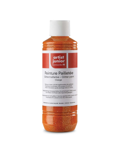 TEMPERA GLITTER - ORANGE - 250ml - GERSTAECKER