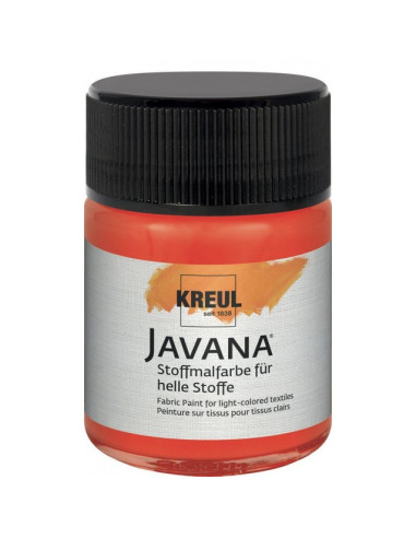 COLOR FOR FABRIC - LIGHT RED - 50ml - JAVANA