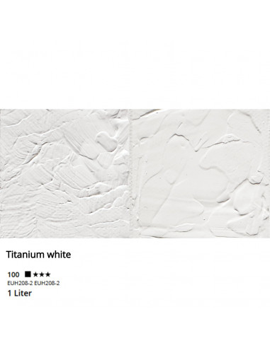 ACRYLIC - TITANIUM WHITE - 1000ml - I LOVE ART