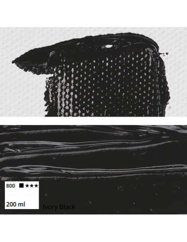 OIL - IVORY BLACK - 200ml - I LOVE ART