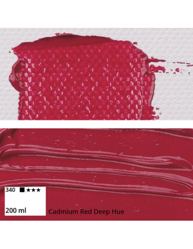 OIL - CADMIUM RED DEEP HUE- 200ml - I LOVE ART