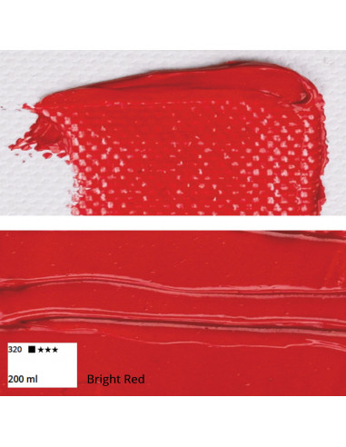 OIL - BRIGHT RED - 200ml - I LOVE ART