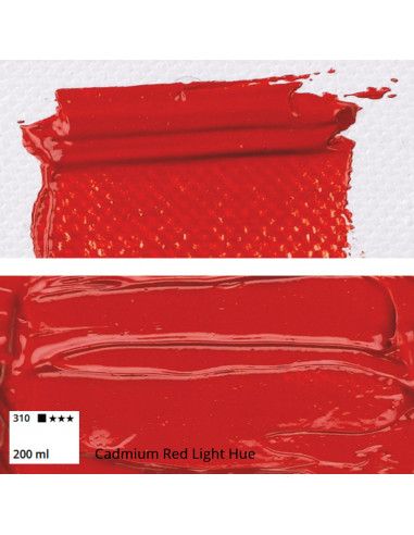 OIL - CADMIUM RED LIGHT - 200ml - I LOVE ART