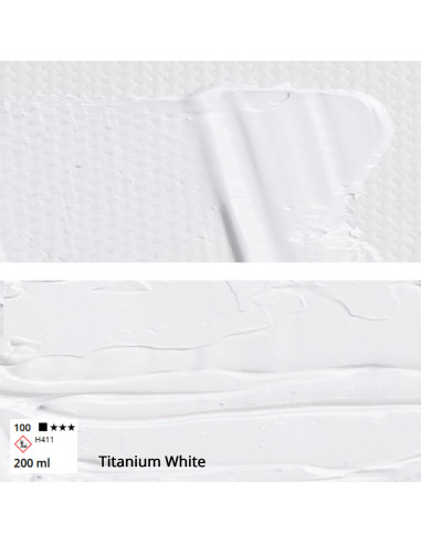 OIL - TITANIUM WHITE - 200ml - I LOVE ART