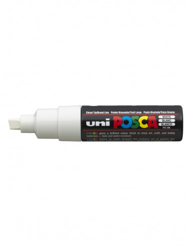 POSCA MARKER - WHITE - 8K (8mm) - UNI - BALL